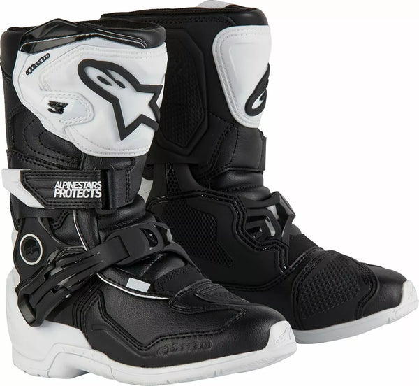Alpinestars (MX) Boot T3S Kids WHT/BLK 1 2014524-21-1