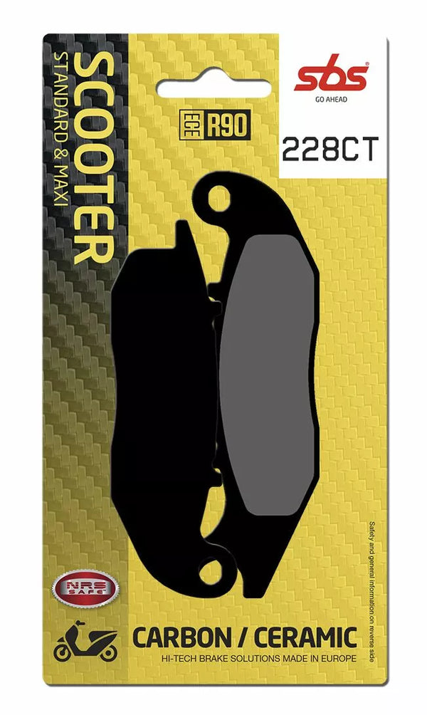 SBS remblokjes auto/cer scoot 228ct