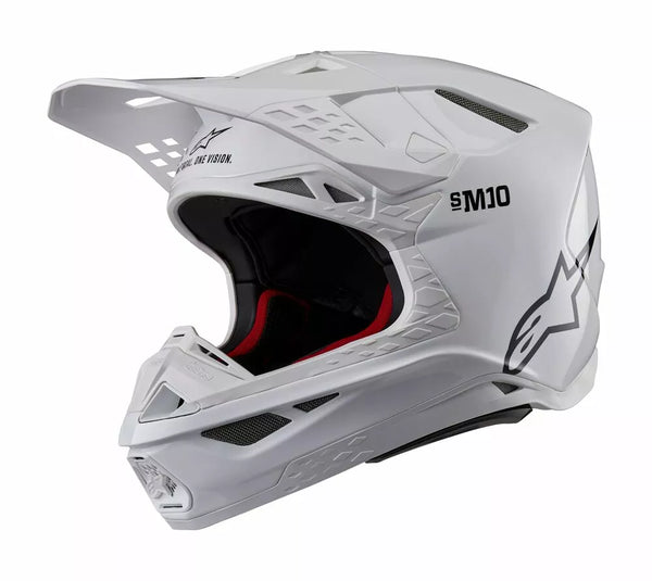 Alpinestars (MX) Helmet SM10 SOLID WHHT XS 8300123-2180-XS