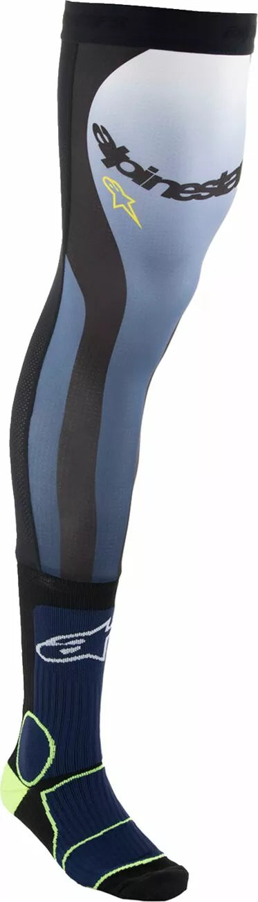 Alpinestars (MX) Sock Knee Brace Nav/YL LX 4701324-7455-LX
