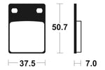 Tecnium Street Organic Brake Pads - MA106 1022330