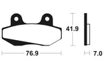 Tecnium Street Organic Brake Pads - MA51 1022524