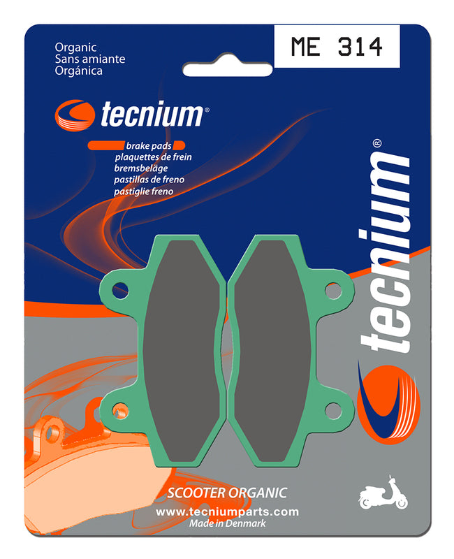 Tecnium Scooter Organic Brake Pads - ME314 1022674