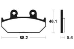 Tecnium Street Performance Sintered Metal Remblokken - MF100 1022715