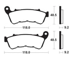 Tecnium Street Performance Sintered Metal Remblokken - MF434 1022795