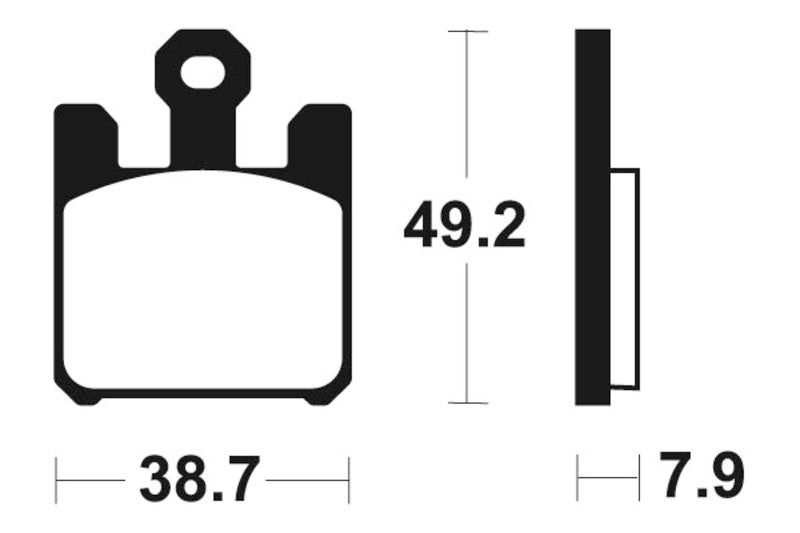 Tecnium Trail Performance Sintered Metal Remblokken - MFP288 1022823