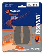 Tecnium MX/ATV gesinterde metalen remblokken - MO299 1022877