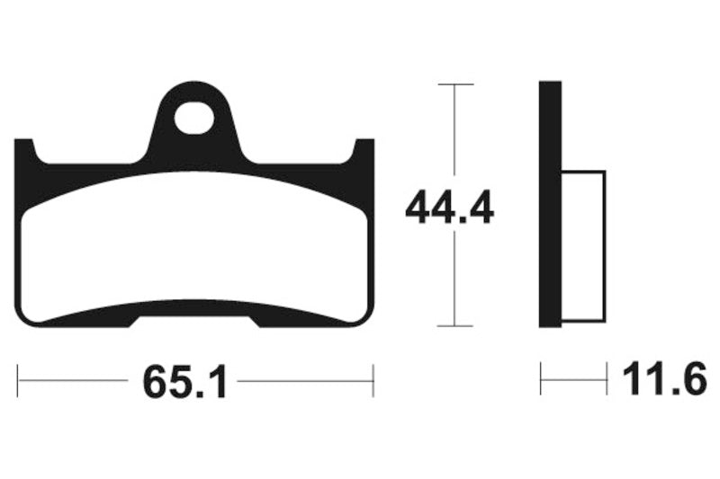 Tecnium MX/ATV gesinterde metalen remblokken - MO299 1022877