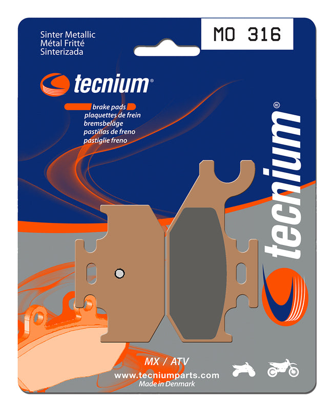 Tecnium MX/ATV gesinterde metalen remblokken - MO316 1022882