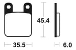 Tecnium MX/ATV gesinterde metalen remblokken - MO59 1022915