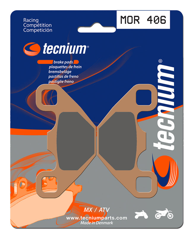 Tecnium Racing MX/ATV gesinterde metalen remblokken - MOR406 1023009