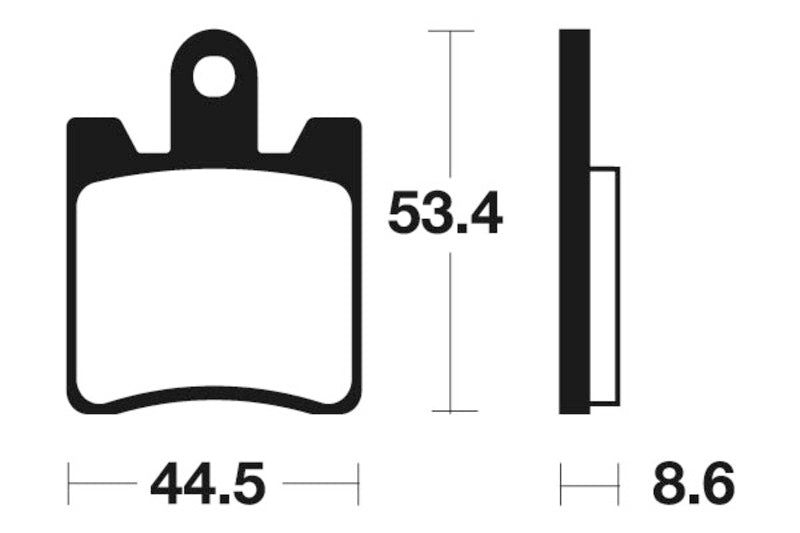 Tecnium Maxi Scooter Sintered Metal Remblokken - MSS240 1023194