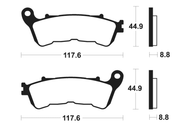 Tecnium Maxi Scooter Sintered Metal Remblokken - MSS328 1023213