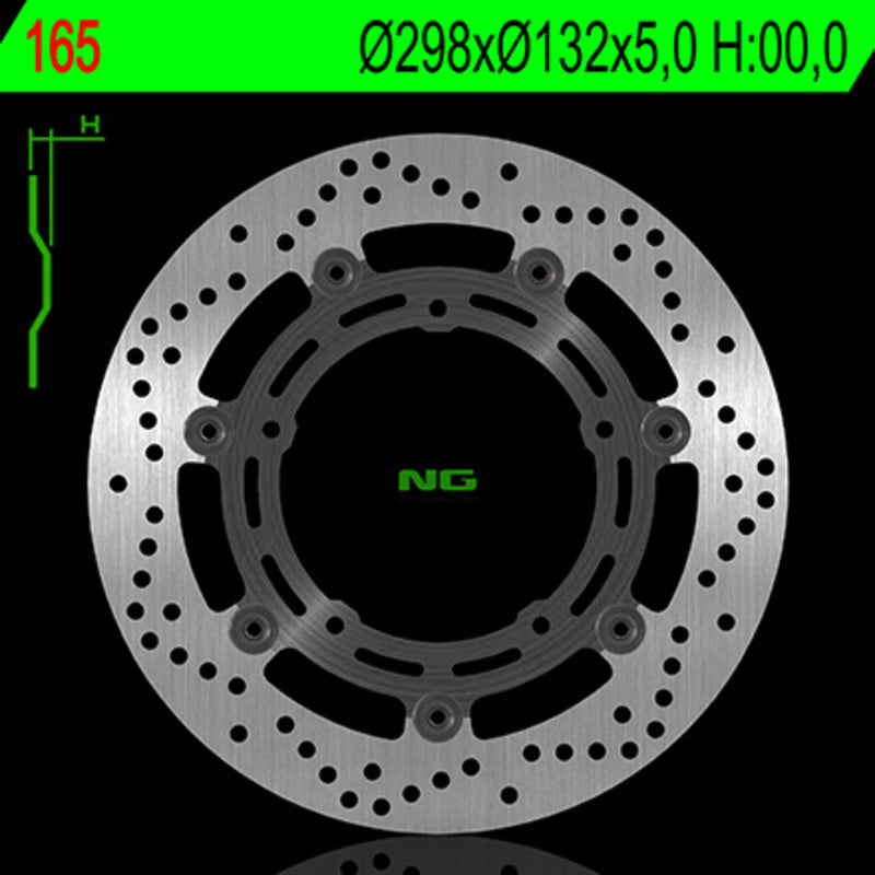 Ng remschijf ronde 165