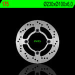 Ng brake disc round 175