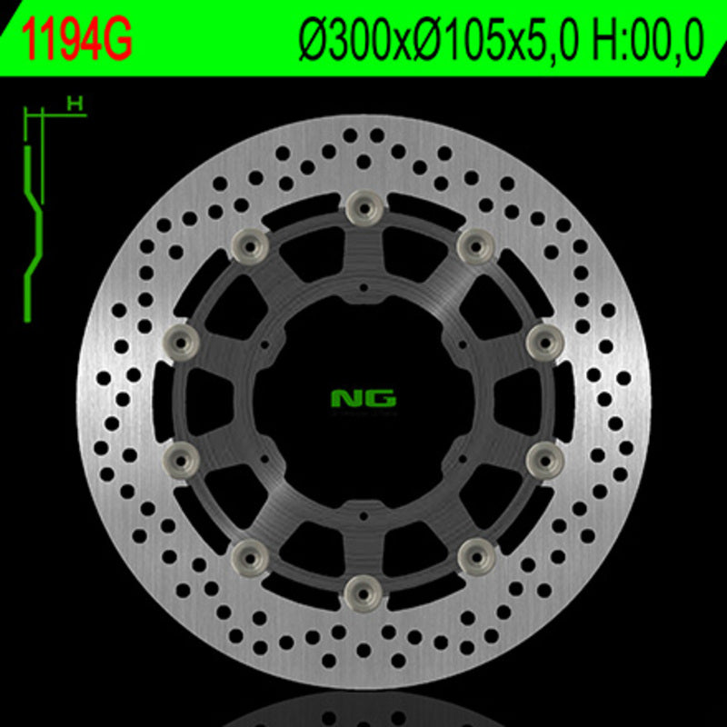 Ng remschijf ronde 1194G