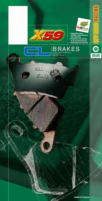 CL BRAKES Off-Road Sintered Metal Brake pads - 1076X59 1076X59