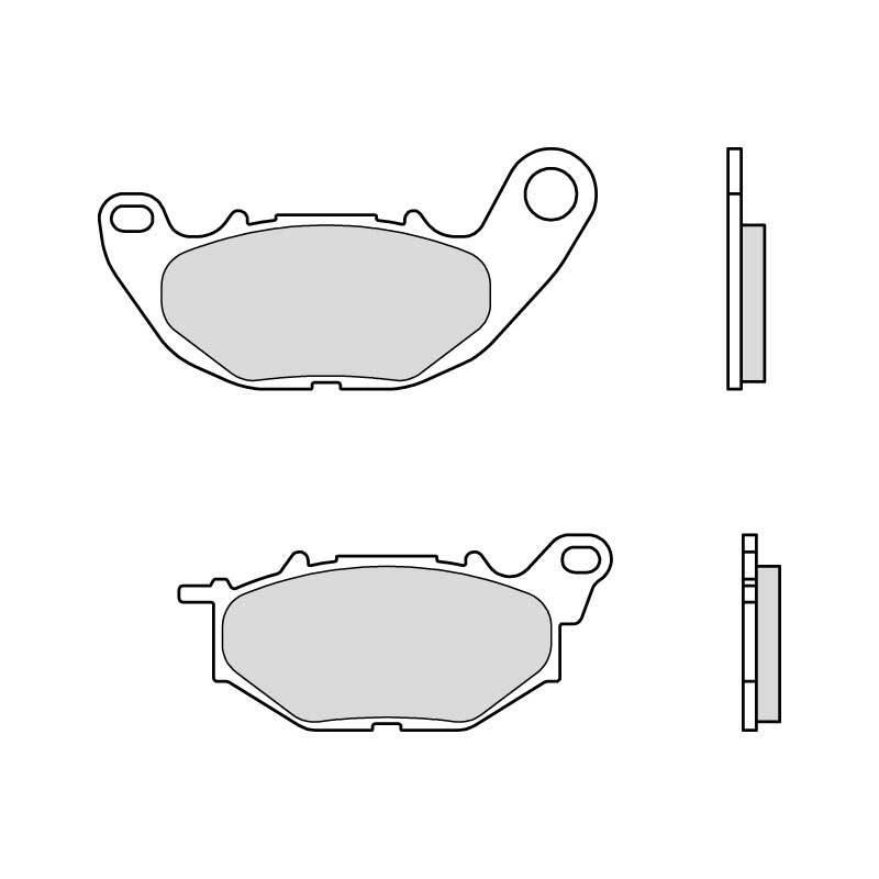 BREMBO Street Sintered Metal Brake pads - 07YA52SA 07YA52SA