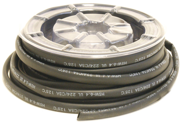 BiHR -rol met krimpbuis zwart Ø4,8 mm - 12 meter - A0016422