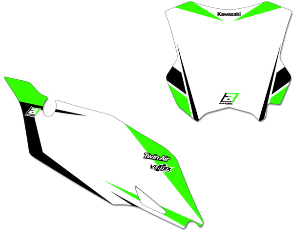 Blackbird grafische plaatstickers Kawasaki KX250F 6409N