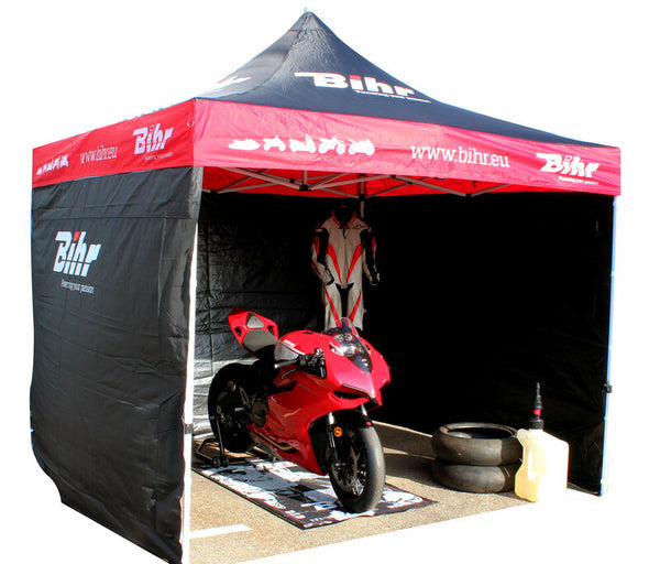 Bihr Home Track Race Tent 3x3m With 3 Removable Side Panels3x3-IVW