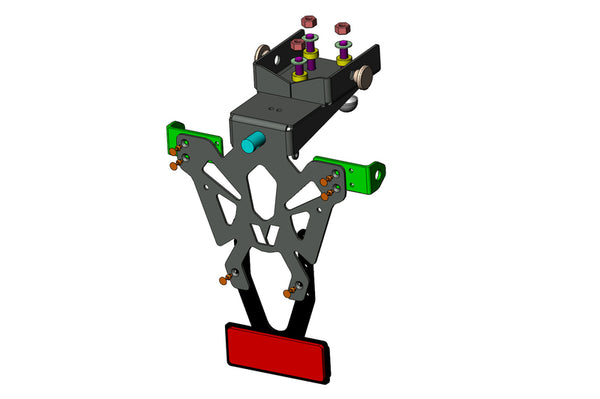 V Onderdelen Kentekenplaathouder Zwart Yamaha YZF-R1 C8-PY016
