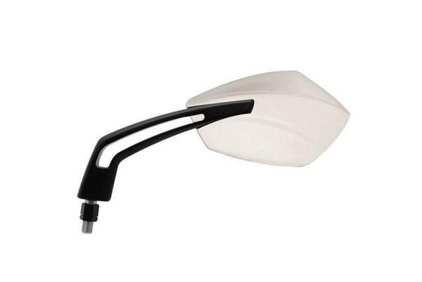 Bihr Ride Mirror met omgekeerde adapter Universal M10/125 - zwart/wit (paar) A40-50143