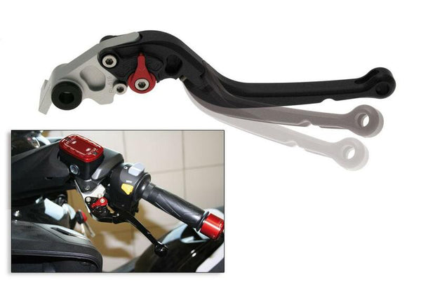 Bihr Left Foldable Lives geanodiseerd aluminium blacka31f-4005L