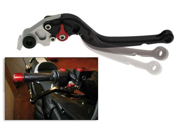 Bihr Rechtvoudige levens geanodiseerd aluminium blacka32f-4006LL