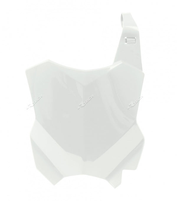 Racetech voorste nummerplaat witte kawasaki kx-f450 r-tbkxfbn0016