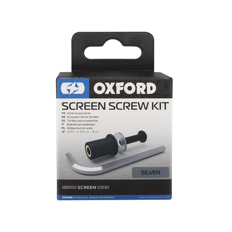 Oxford Screw Kit voor schermen Silver OX563