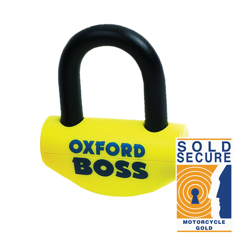 Oxford Big Boss Disc Lock - Ø16mm geel van46