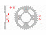 AFAM Steel Standard Achter Sprock 10117 - 420