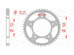 AFAM Steel Standard Achter Sprock 10613 - 525