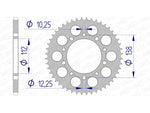 AFAM Aluminium Ultra -Light Achter Spropet 11509 - 520