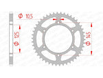 AFAM Steel Standard Achter Sprock 12305 - 520