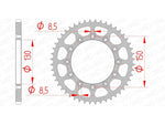 AFAM Steel Standard Achter Sprock 12323 - 520