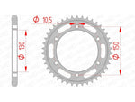 AFAM Steel Standard Rear Sprock 12606 - 525