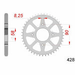 AFAM staal standaard achter Sprock 14212 - 428