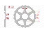 AFAM Steel Standard Achter Sprock 146100 - 420