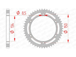 AFAM Steel Standard Achter Sprock 16203 - 428