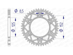 AFAM Aluminium Ultra-Light zelfreinigende achterste Spropet 39300-520