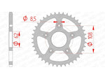 AFAM Steel Standard Rear Sprock 44203 - 520