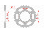 AFAM Steel Standard Achter Sprock 50602 - 520