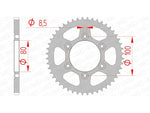 AFAM Steel Standard Rear Sprock 80105 - 420