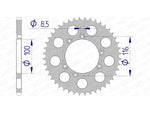 AFAM Aluminium Rear Sprocket 93303 - 520 