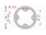 AFAM Steel Standard Achter Sprock 98500 - 520