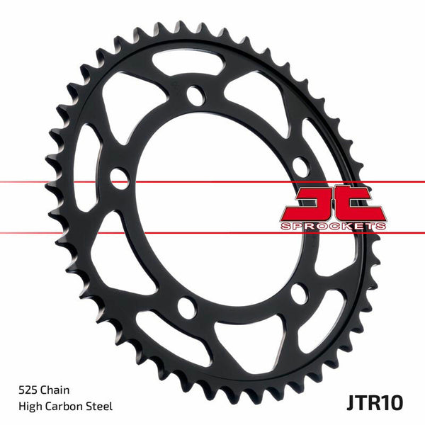 JT Sprock's Steel Standard Rear Sprock 10 - 525 JTR10.44