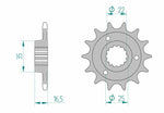 AFAM Steel Standard Framdrev 52613 - 525 för Ducati-motorcyklar. Hållbart framdrev med 12 tänder, 22 mm innerdiameter och 25 mm bultcirkel.