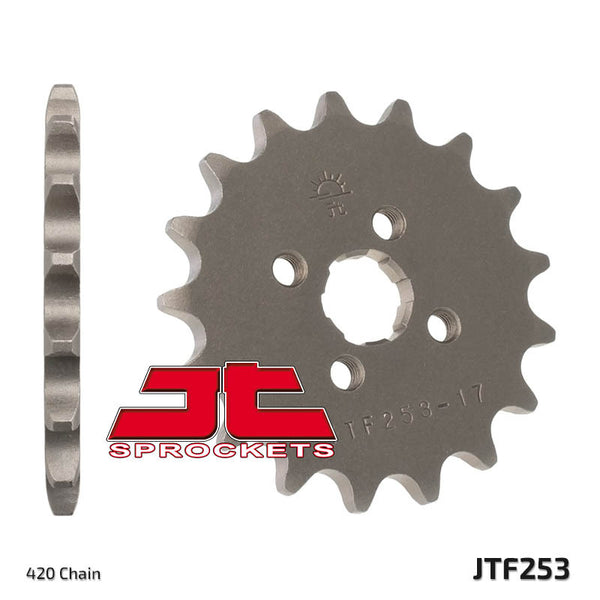 JT Sprock's Steel Standard Front Sprocket 253 - 420 JTF253.12